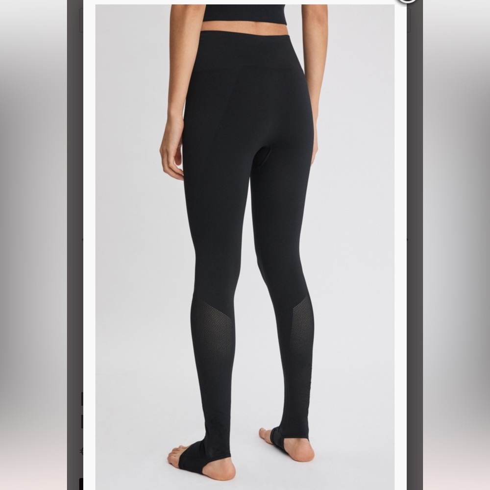 *NWT* Filippa K Seamless Open Heel Mesh Legging in Black